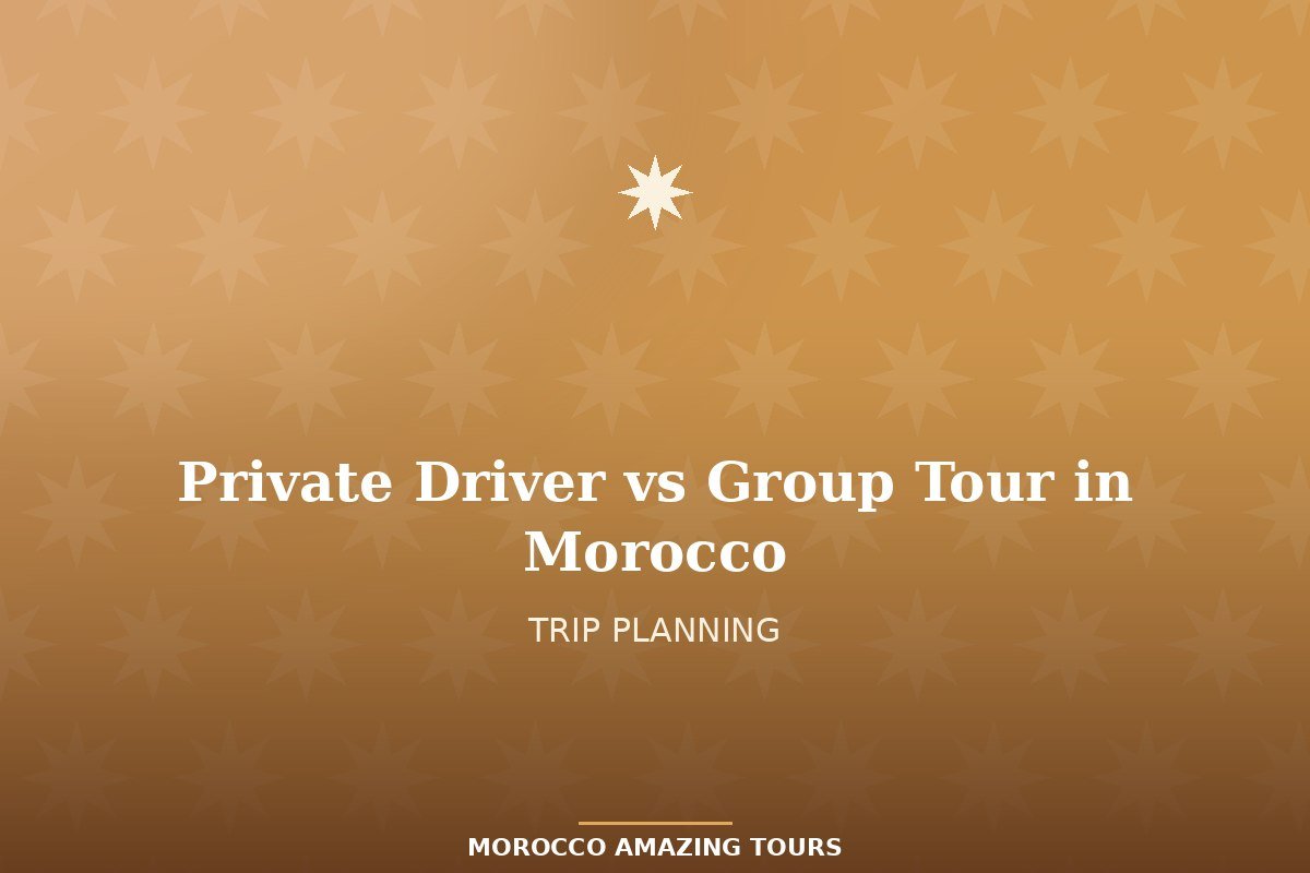 Private 4x4 vehicle and driver parked beside a scenic Moroccan mountain road with luggage loaded
